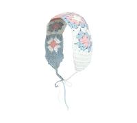 Sunproof Bandeau à cheveux en crochet pour femme Motif floral Rectangle Turban Doux Élastique Accessoires pour cheveux
