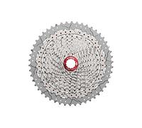 SUNRACE 305752080 11v.11-46 Cassette Noire Unisex-Adult, Taille Unique, Argent