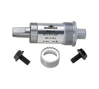 Sunrace Bs18 Steel Bottom Bracket Argenté 68 mm / 122 mm Silver