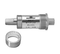 Sunrace Bs18 Steel Bottom Bracket Argenté 68 mm / 111 mm Silver