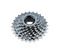 SUNRACE Cassette à pignons 7 V à filetage 13 - 28 Chrome Cassettes sprockets 7 V avec threaded, gears 13-28, chrome