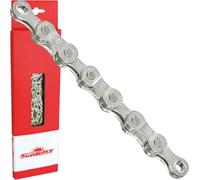 SunRace chaîne CNM8E, 8 fois, 138 maillons, E-25 antivol de chaîne, 1/2x3/32, argent