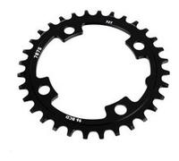SunRace CRMX00 Plateau étroit large VTT 4 bras 32 dents Noir Noir