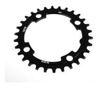 SunRace CRMX00 Plateau large étroit VTT 4 bras 30 dents Noir Noir G