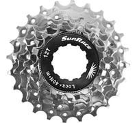 SunRace CSR63 Cassette 7 vitesses 12-24 dents, Road, compatible Shimano, étagement précis des vitesses, idéale pour les cyclistes sur route