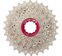 SunRace CSRX0 10rychlostní kazeta 11-28T metalická, 245g, technologie Super-Fluid-Drive®, pavé laminé et poignée en plastique, compatible avec Shimano/SRAM