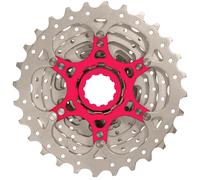 Sunrace Rx0 Cassette Argenté 10s / 11-32t Silver / Red