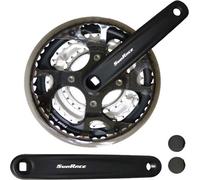 Pedalier 28x38x48 Sunrace 170mm 7 / 8 V Noir