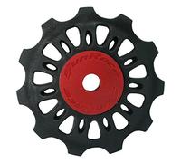 SunRace Jocky Ensemble de Plateau en Plastique Noir/Rouge 11 Dents