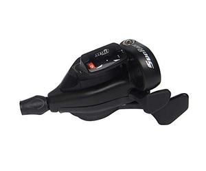 Sunrace - Manette Dérailleur Droite (Dérailleur Arrière) Indexée 9 Vitesses Push/Pull Version Luxe Pour Vtt - Noir