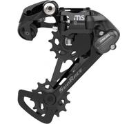 SunRace RDMS100 dérailleur 10 vitesses à cage moyenne MTB/Trekking, aluminium/acier, stabilisateur de chaîne, 11-51 dents
