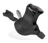 SunRace Manette de dérailleur droite DLM503 8 vitesses Push/Pull avec ajusteur de pouce Noir