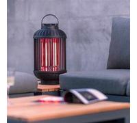 Appareil de chauffage extérieur SUNRED Chauffage de table Indox 1200 W Halogène Noir