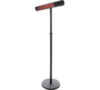 SUNRED® Chauffage radiant Royal Diamond Dark Standing 2500W noir