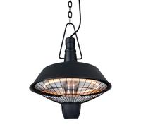 SUNRED | Chauffage | RSH16, Indus Bright Suspension | Infrarouge | 2100 W | Nombre de niveaux de puissance | Convient aux pièces jusqu'à m² | Noir | IP24