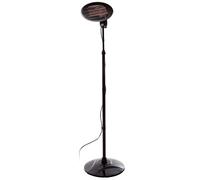SUNRED | Chauffage | SMQ2000A, Braise de quartz sur pied | Infrarouge | 2000 W | Nombre de niveaux de puissance | Convient aux pièces jusqu'à m² | Noir | IP34