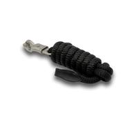 SUNRIDE Longe pour Cheval avec Mousqueton Panique - 2 m - Corde d’Attache équitation (Noir)