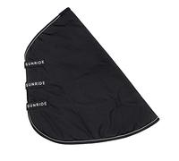 SUNRIDE Protège-cou 50g compatible avec nos couvertures d'hiver et de pluie - 600D Ripstop, imperméable (M/125-135 cm, noir)