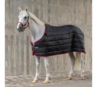 SUNRIDE Tapis sous-Gorge pour Chevaux 300g - Peut être combiné de manière Flexible avec nos couvertures d'hiver et nos imperméables (155 cm, Noir)