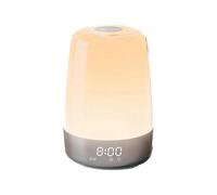 Sunrise Alarm Clock, Wake-Up Light Alarm Clock, 3 Ways Dimmable Modern Small Digital Bedside Lamp for Deep Sleepers