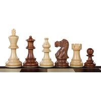 Sunrise Chess & Games American Classic Acacia/Buis 3,5 Pouces Pièces d'échecs sculptées en Bois - Œuvres d'art Faites à la Main