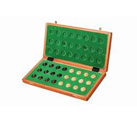 Sunrise Chess & Games Damier 64 Cases Intarsia - Jeu de Dames Classique en Bois avec marqueterie