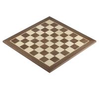 Sunrise Chess & Games Échiquier N° 4 - Intarsie Noyer/Érable, sans Description, Design Intemporel