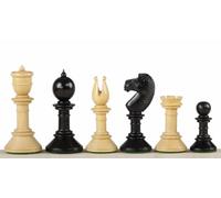 Sunrise Chess & Games - Pièces d’Échecs Classiques en Buis Roi 96 mm - 34 Pièces en Bois avec Dames Supplémentaires pour Cases de 50 à 55 mm