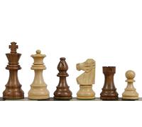 Sunrise Chess & Games Pièces d'Échecs Françaises Lardy - Acacia & Buis, 3,5 Pouces, Faites à la Main, Design Élégant, Qualité Premium