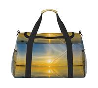 Sunrise Horizon Sac de voyage à main idéal pour les voyages longue distance et un usage quotidien, Noir , Taille unique