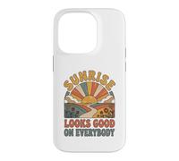 Sunrise Looks Good on Everybody Retro Coque pour iPhone 14 Pro