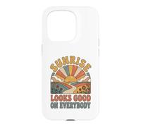 Sunrise Looks Good on Everybody Retro Coque pour iPhone 15 Pro