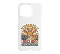 Sunrise Looks Good on Everybody Retro Coque pour iPhone 15 Pro Max