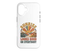 Sunrise Looks Good on Everybody Retro Coque pour iPhone 16