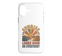 Sunrise Looks Good on Everybody Retro Coque pour iPhone 16 Plus