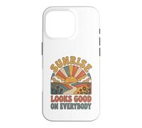Sunrise Looks Good on Everybody Retro Coque pour iPhone 16 Pro