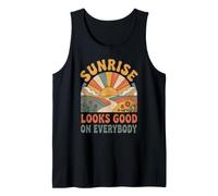 Sunrise Looks Good on Everybody Retro Débardeur