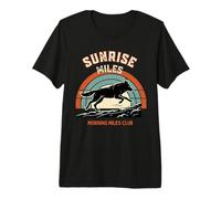 Sunrise Miles Wolf Trail T-Shirt de Course à Pied T-Shirt Haut de Gamme