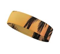 Sunrise of on The Sea Bandeau de sport pour homme et femme - S'adapte à toutes les tailles de tête - Ultra absorbant et antidérapant - Pour la course à pied, le yoga, la gym