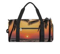 Sunrise of on The Sea Sac de sport pour homme et femme, sac fourre-tout imperméable, grand sac de sport pour voyage, entraînement