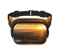 Sunrise Over Hawaii Sac banane petit sac banane tendance à bandoulière léger pour femme homme course entraînement randonnée voyage