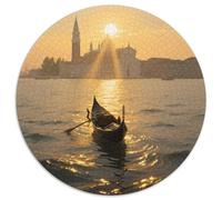 Sunrise over The Sea in Venice Puzzle 1000 Pièces Educa Jouet En Bois Cadeau Unique Décoration Intérieure View Jeu Éducatif Challenge Toy Pour Adultes Et Enfants À Partir De 12 Ans 1000pcs (67.5x67.5c