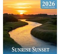 Sunrise Sunset 2026 Calendar: vibrant skies at golden hour from around the world
