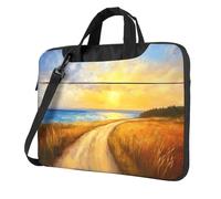 Sunrise The Road Leads To The Sea Sacoche pour ordinateur portable 15,6" Housse rembourrée pour homme et femme