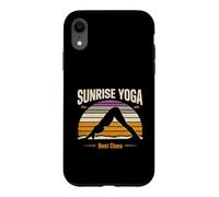 Sunrise Yoga Best Class Retro Matin Workout Coque pour iPhone XR