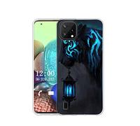 Sunrive Coque Compatible avec Blackview A55(2022), Silicone Étui Housse Protecteur Souple Gel Transparent Back Case(Q Tigre 4)+ Stylet OFFERTS