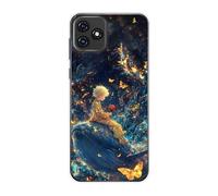 Sunrive Coque Compatible avec Blackview Oscal C20/C20 Pro, TPU Silicone Étui Housse Protecteur Souple Gel Transparent Back Cover Mignon Motifs Antichoc Case(Baleine colossale)