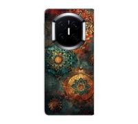 Sunrive Coque Compatible avec Huawei Mate X7, PC Étui Housse Protecteur Transparent Back Cover Mignon Motifs Antichoc Case(Totem)
