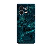 Sunrive Coque Compatible avec Huawei Nova Y74, TPU Silicone Étui Housse Protecteur Souple Gel Transparent Back Cover Mignon Motifs Antichoc Case(Univers mathématique)