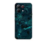 Sunrive Coque Compatible avec Infinix Note 60 Pro/Infinix Note 60, TPU Silicone Étui Housse Protecteur Souple Gel Transparent Back Cover Mignon Motifs Antichoc Case(Univers mathématique)